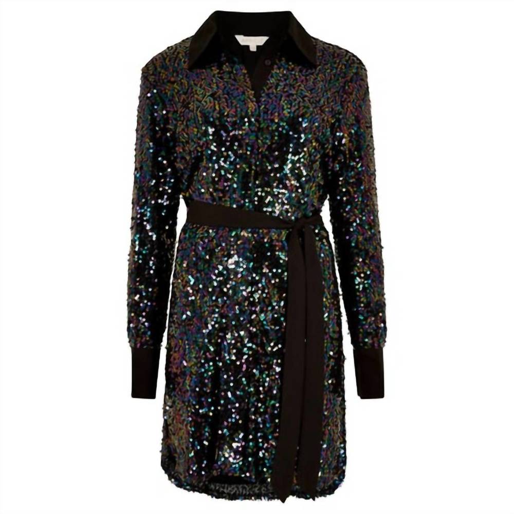 NEW APRICOT sequin contrast